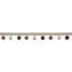 74364 | Poms - Taupe Schumacher Poms trim in Taupe (74364)