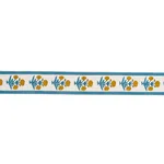 85440 | Poppy Hand Block Trim - Blue Schumacher Poppy Hand Block Trim in Blue (85440)