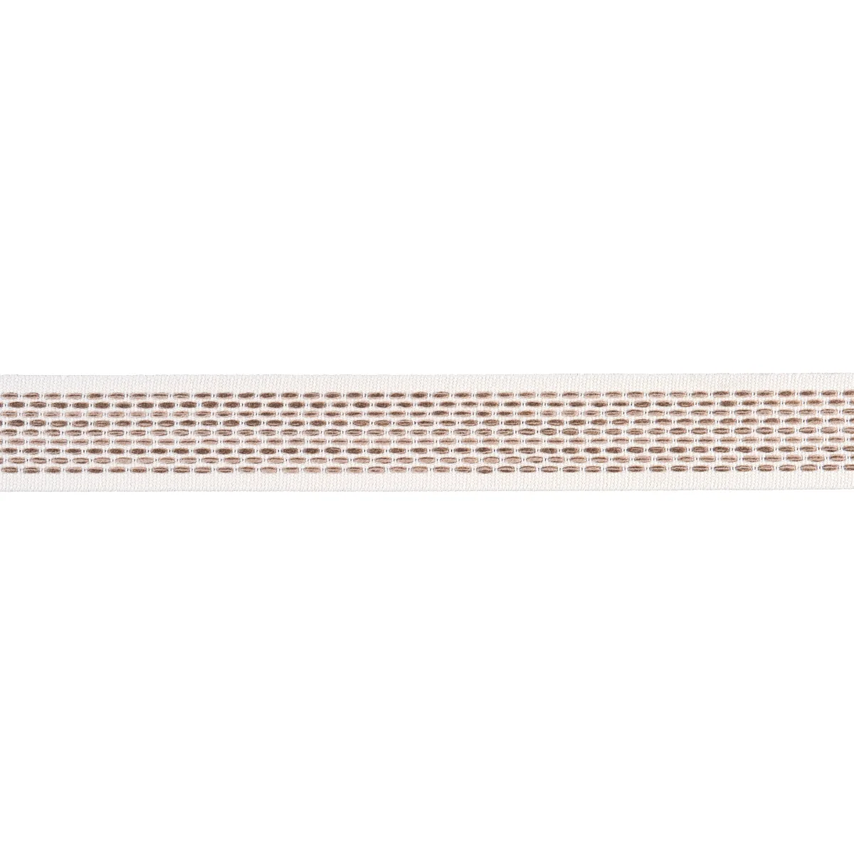 Schumacher Portola Tape Indoor/Outdoor trim in Flax (79429)