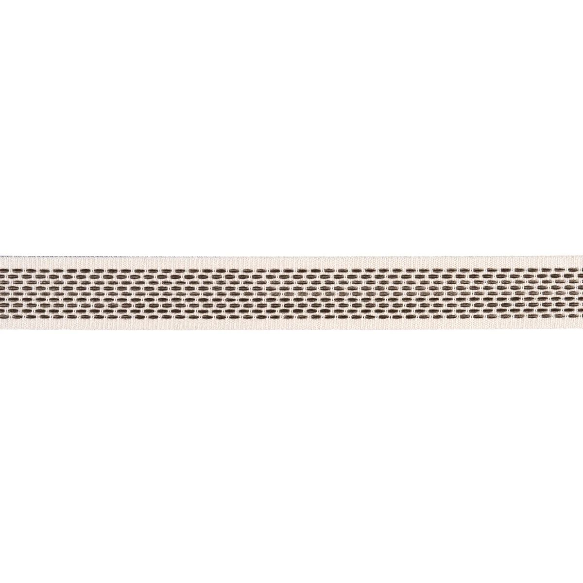 Schumacher Portola Tape Indoor/Outdoor trim in Pebble (79427)