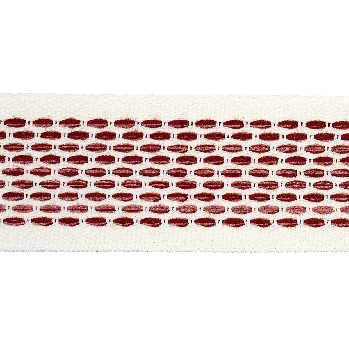Schumacher Portola Tape Indoor/Outdoor trim in Rose (79424)