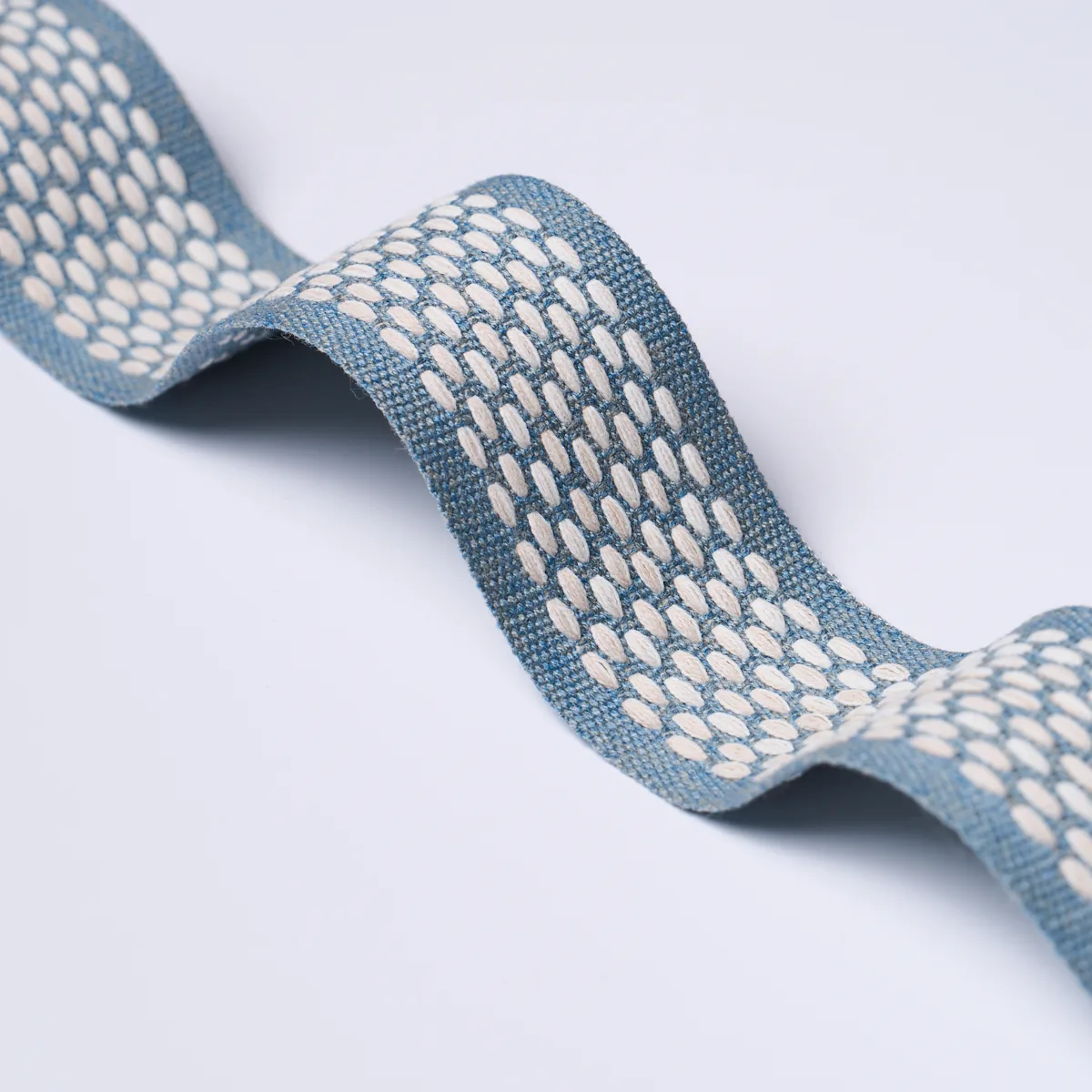 79428 | Portola Tape Indoor/Outdoor - Sky Schumacher Portola Tape Indoor/Outdoor trim in Sky (79428)