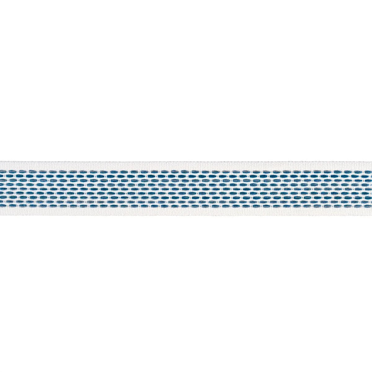 Schumacher Portola Tape Indoor/Outdoor trim in Slate (79426)