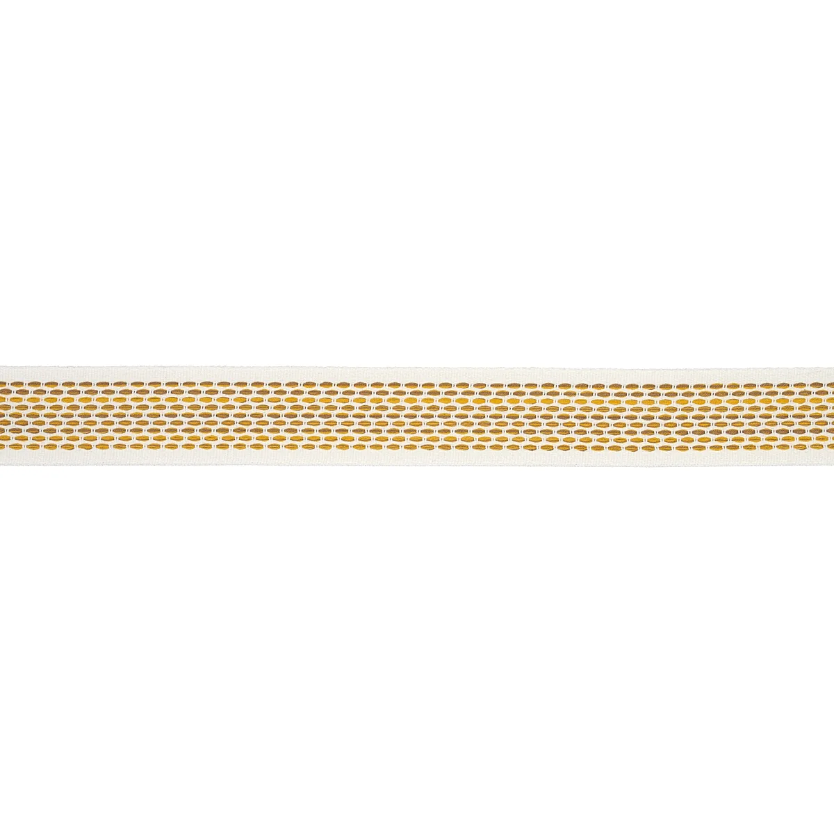 Schumacher Portola Tape Indoor/Outdoor trim in Yellow (79425)