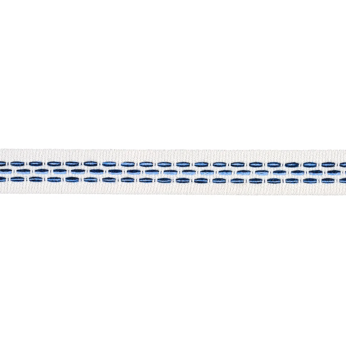 Schumacher Portola Tape Narrow Indoor/Outdoor trim in Blue (85183)