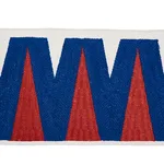 Schumacher Prado Tape trim in Blue & Red (76063)