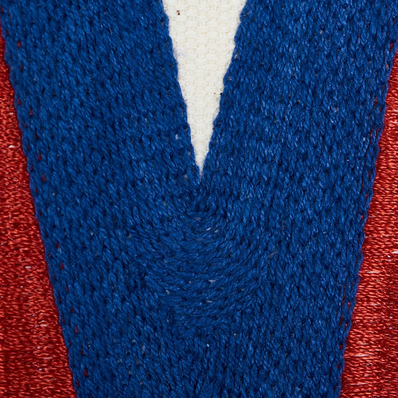 Schumacher Prado Tape trim in Blue & Red (76063)