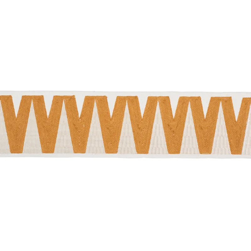 Schumacher Prado Tape trim in Saffron (76061)