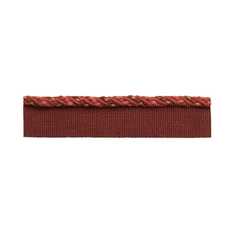 Schumacher Preston Lipcord trim in Currant (63232)
