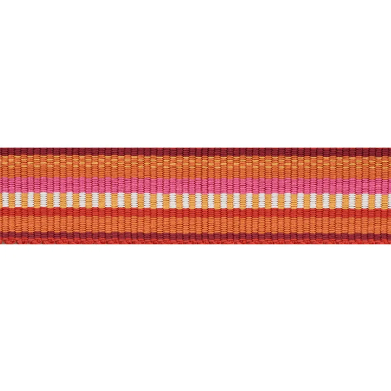 Schumacher Primavera Tape Narrow trim in Berry (75983)