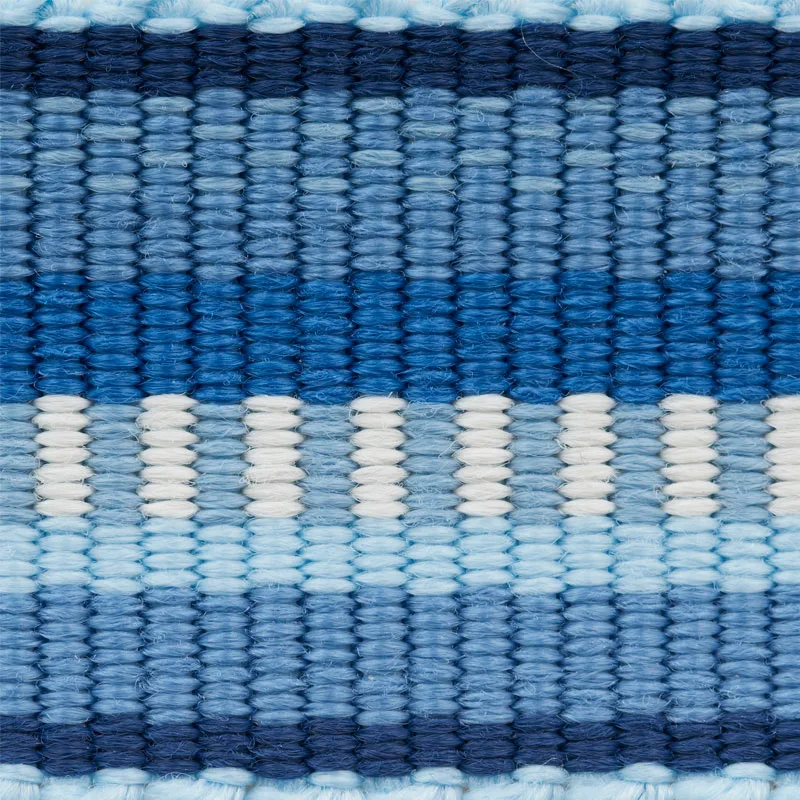 75981 | Primavera Tape Narrow - Sea Schumacher Primavera Tape Narrow trim in Sea (75981)