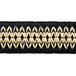 83551 | Raphiinae Tape - Black Schumacher Raphiinae Tape trim in Black (83551)