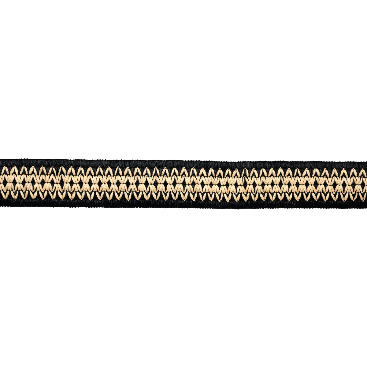 Schumacher Raphiinae Tape trim in Black (83551)