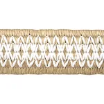 83550 | Raphiinae Tape - Natural Schumacher Raphiinae Tape trim in Natural (83550)