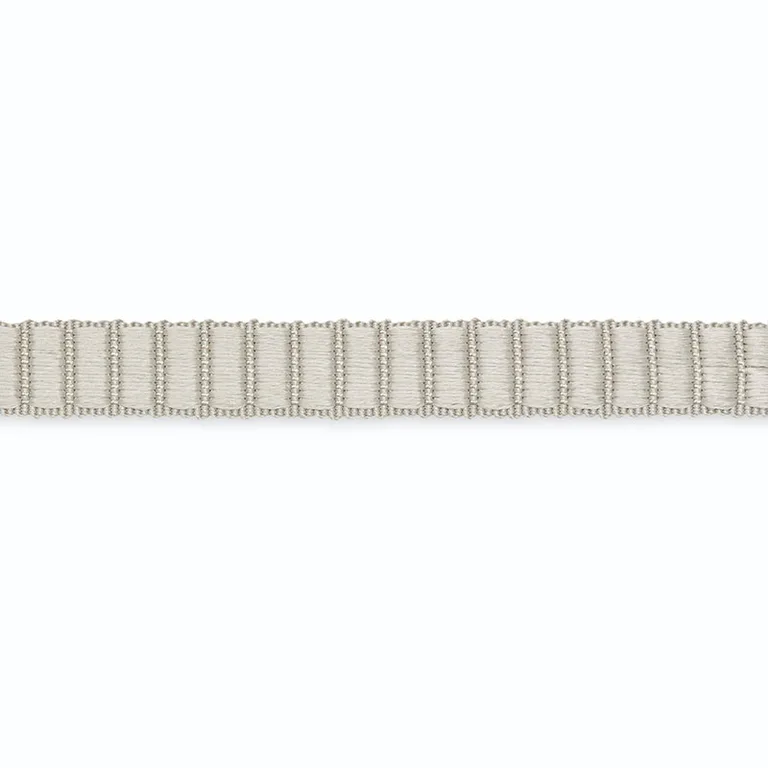 Schumacher Rene Gimp trim in Silver 1/2" Silk Gimp (G510-8)
