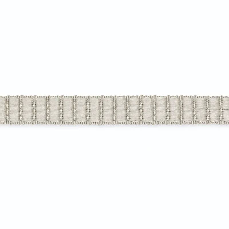 Schumacher Rene Gimp trim in Silver 1/2" Silk Gimp (G510-8)