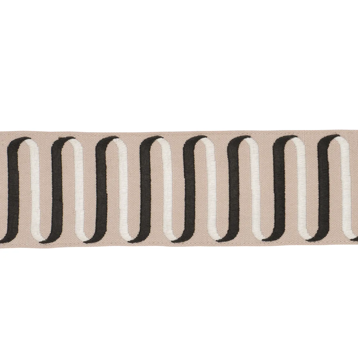Schumacher Ribbon Tape trim in Cream (86341)