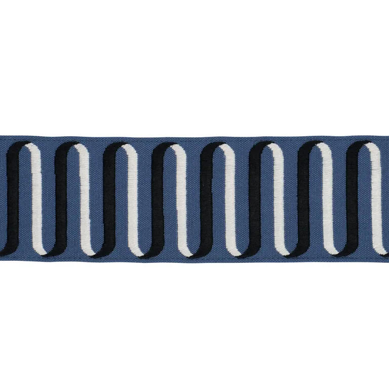 Schumacher Ribbon Tape trim in Navy (86342)