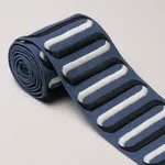 86342 | Ribbon Tape - Navy Schumacher Ribbon Tape trim in Navy (86342)