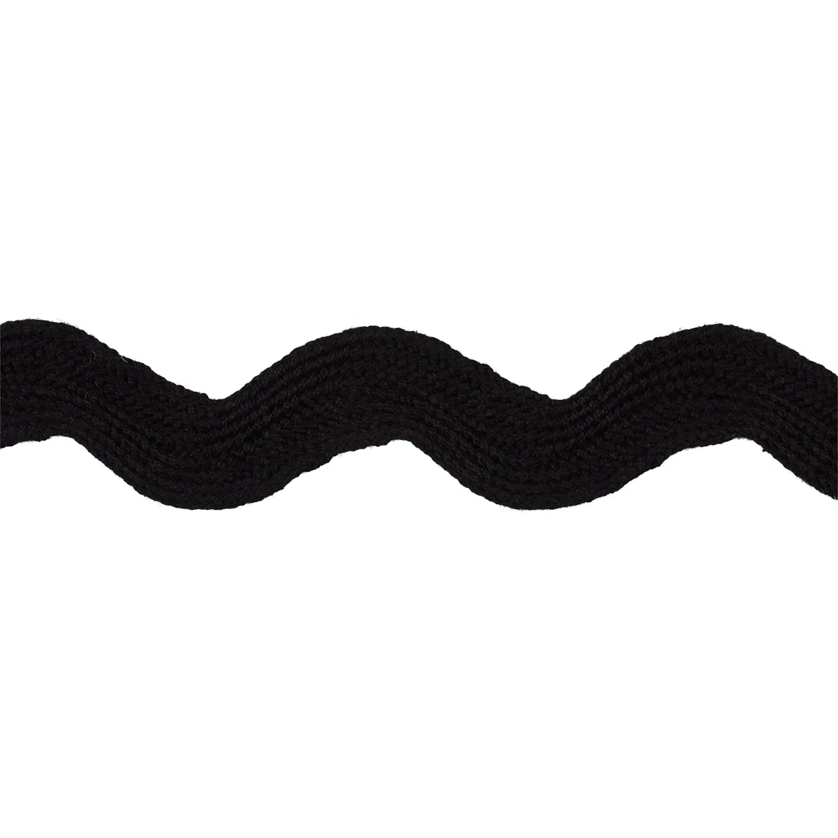 Schumacher Ric Rac Tape Large trim in Black (82724)