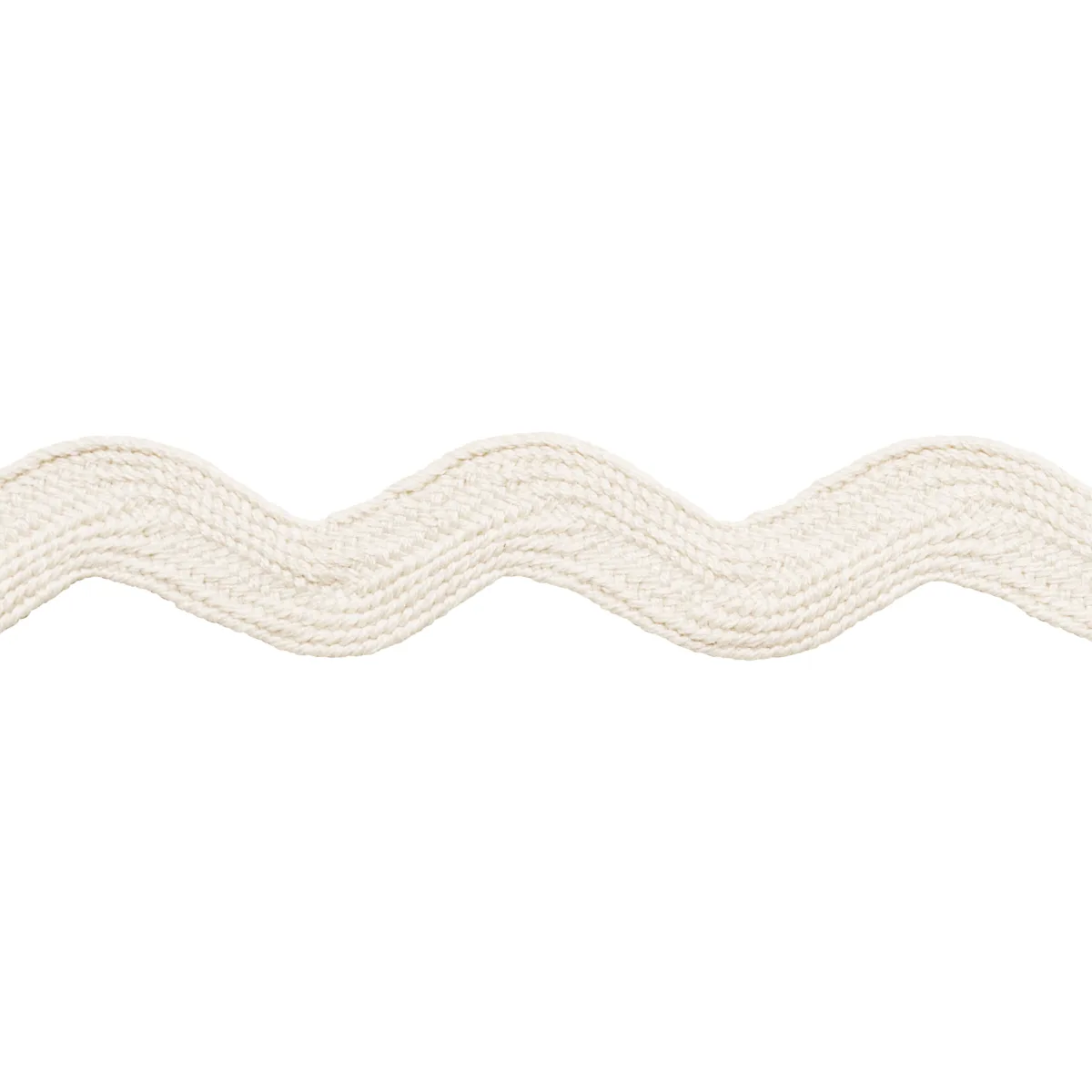 Schumacher Ric Rac Tape Large trim in Ivory (82725)