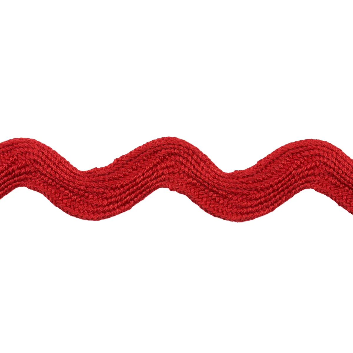Schumacher Ric Rac Tape Large trim in Rosso (82723)