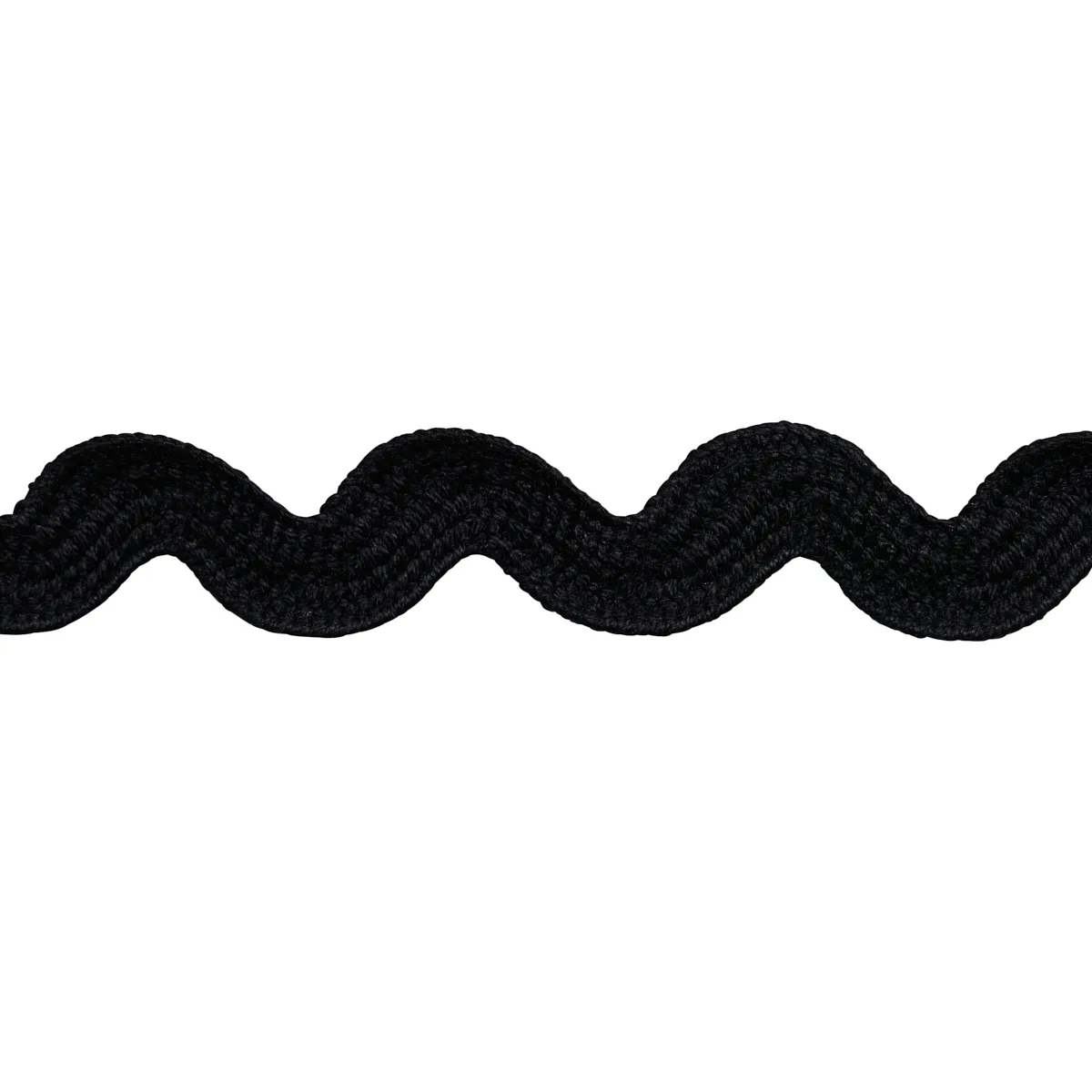 Schumacher Ric Rac Tape Medium trim in Black (82714)