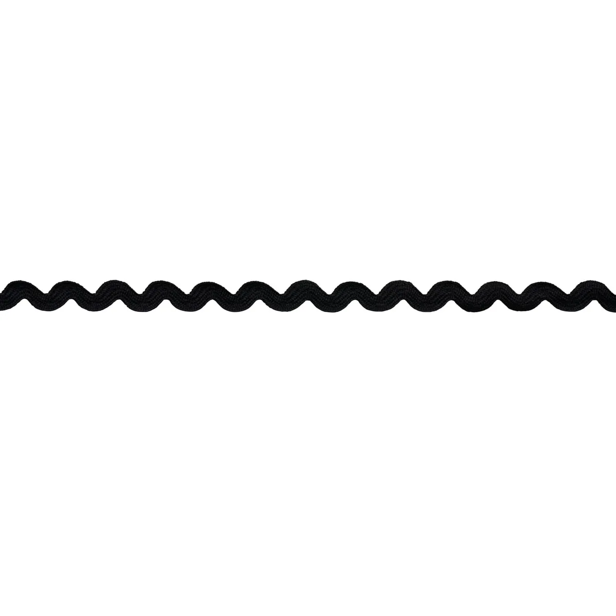 Schumacher Ric Rac Tape Medium trim in Black (82714)