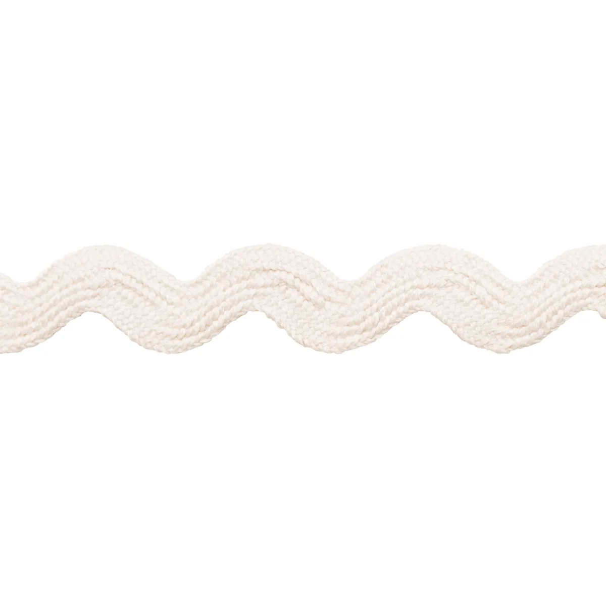 Schumacher Ric Rac Tape Medium trim in Ivory (82715)