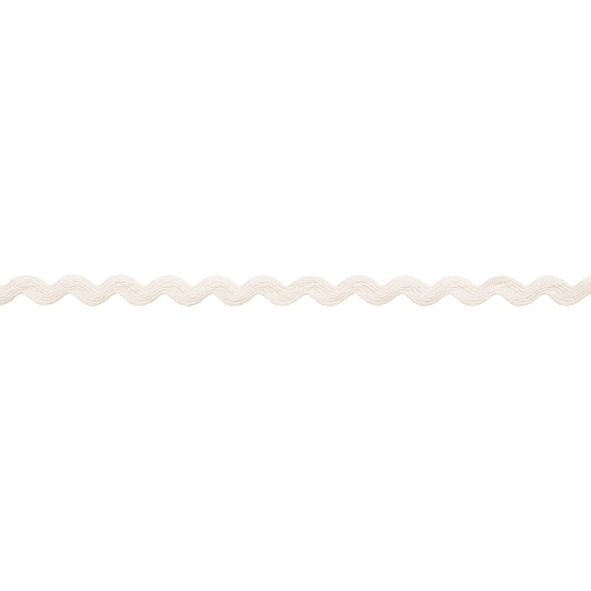 Schumacher Ric Rac Tape Medium trim in Ivory (82715)