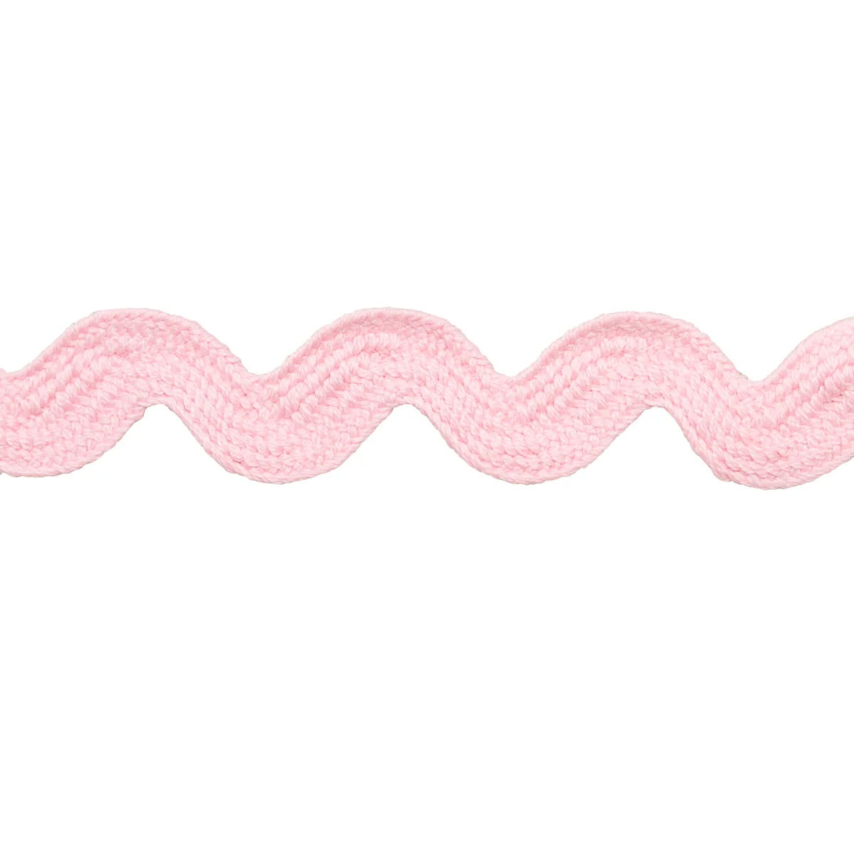 Schumacher Ric Rac Tape Medium trim in Pale Pink (82710)