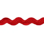 82713 | Ric Rac Tape Medium - Rosso Schumacher Ric Rac Tape Medium trim in Rosso (82713)