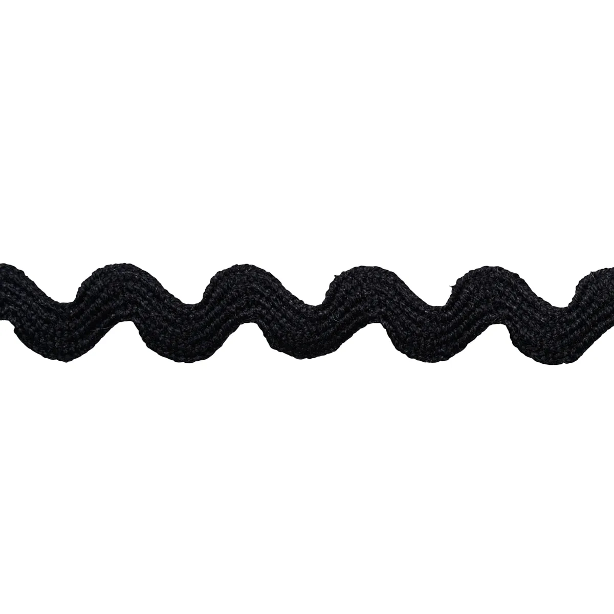 Schumacher Ric Rac Tape Small trim in Black (82704)