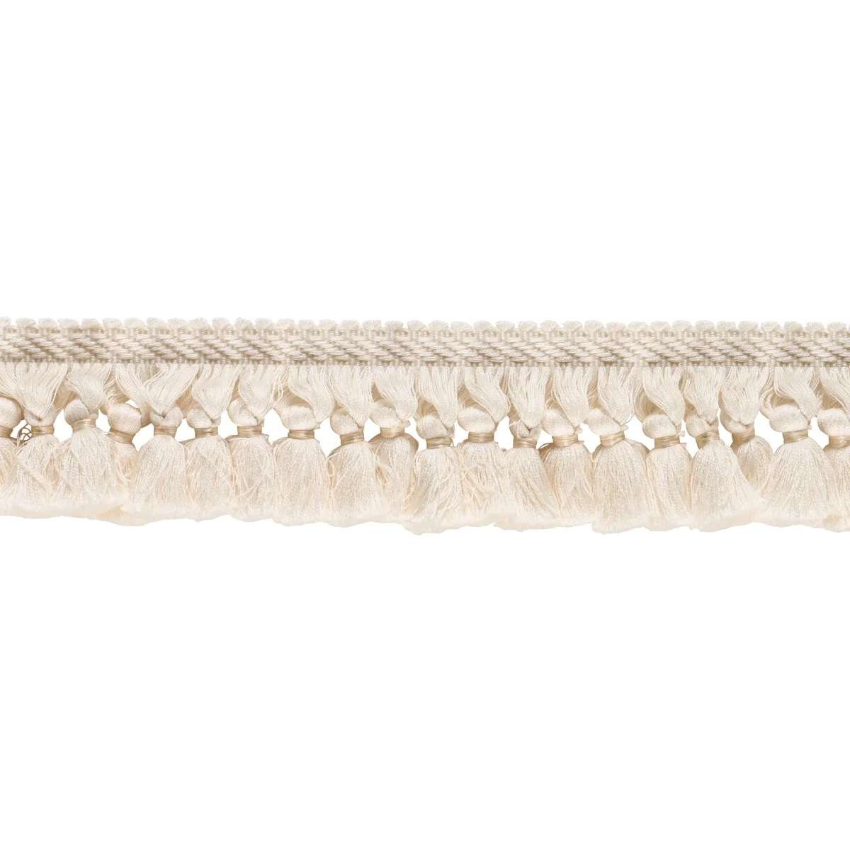 Schumacher Rosalind Tassel Trim in Ivory (85680)