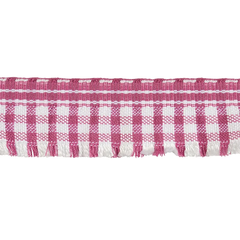 Schumacher Rosaly Tape trim in Pink (79391)