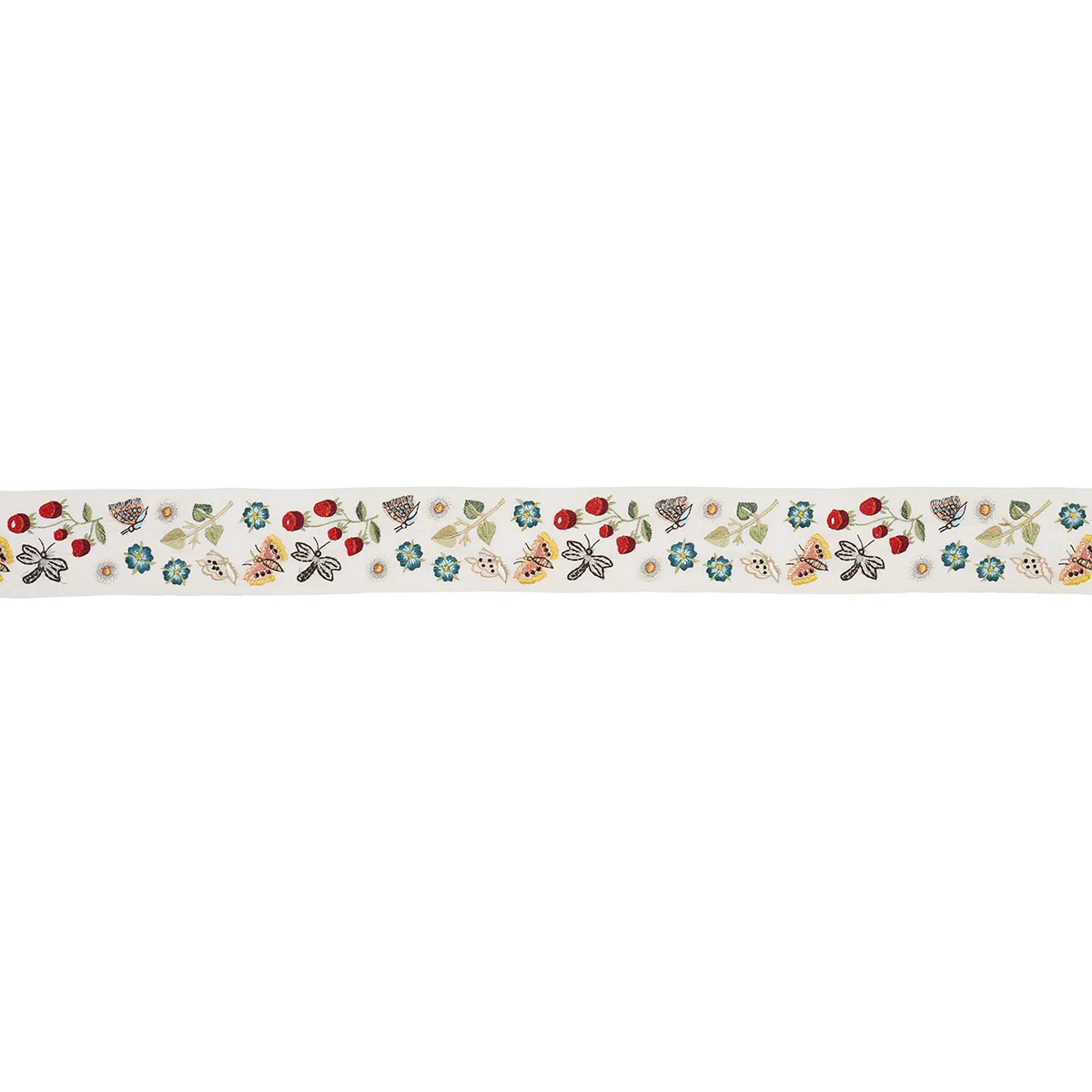 Schumacher Royal Silk Embroidery Trim in Multi (81240)