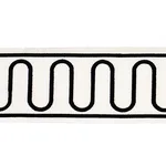 84624 | Royere Scroll - Black Schumacher Royere Scroll trim in Black (84624)