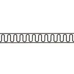 84624 | Royere Scroll - Black Schumacher Royere Scroll trim in Black (84624)