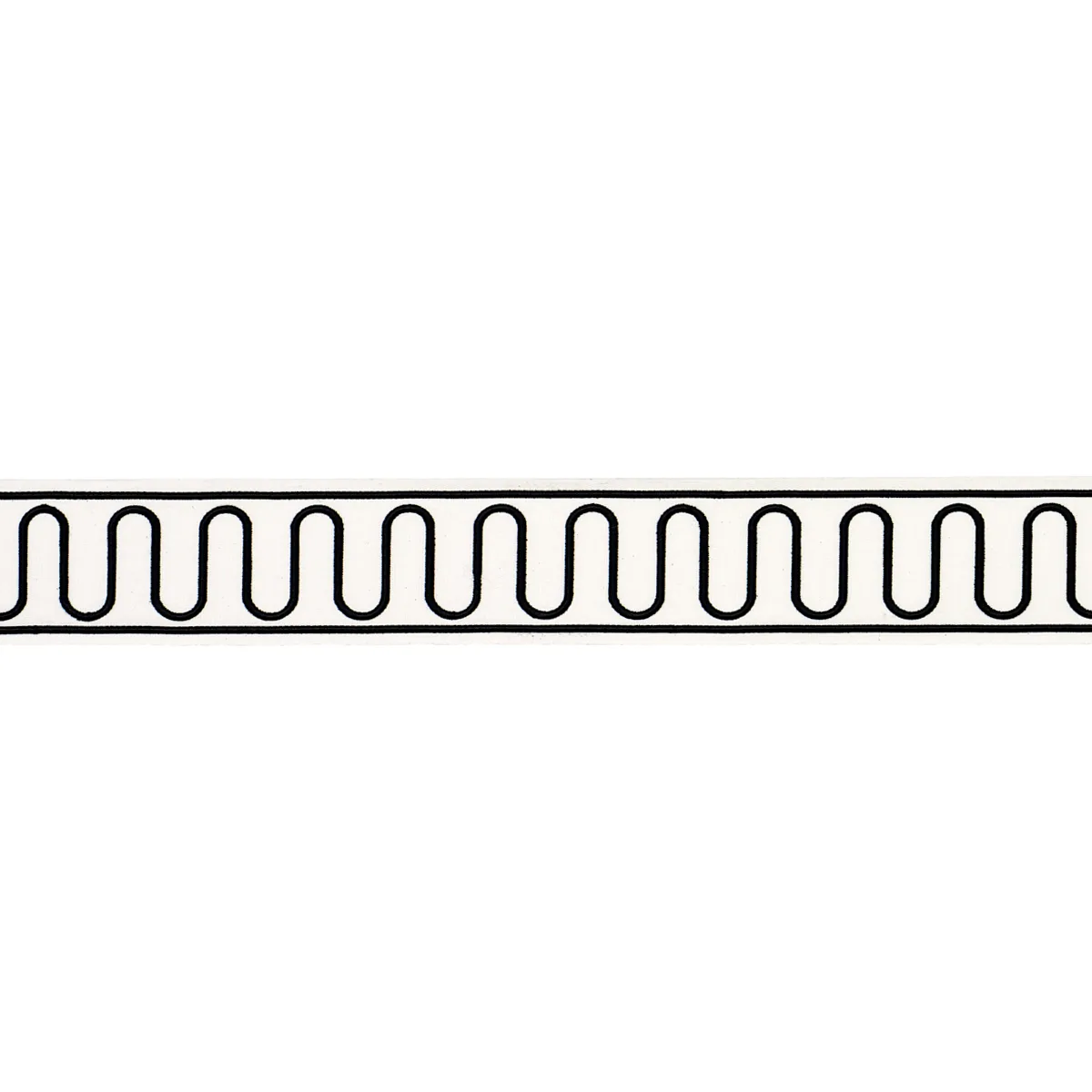 Schumacher Royere Scroll trim in Black (84624)