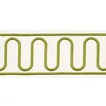 84622 | Royere Scroll - Green Schumacher Royere Scroll trim in Green (84622)