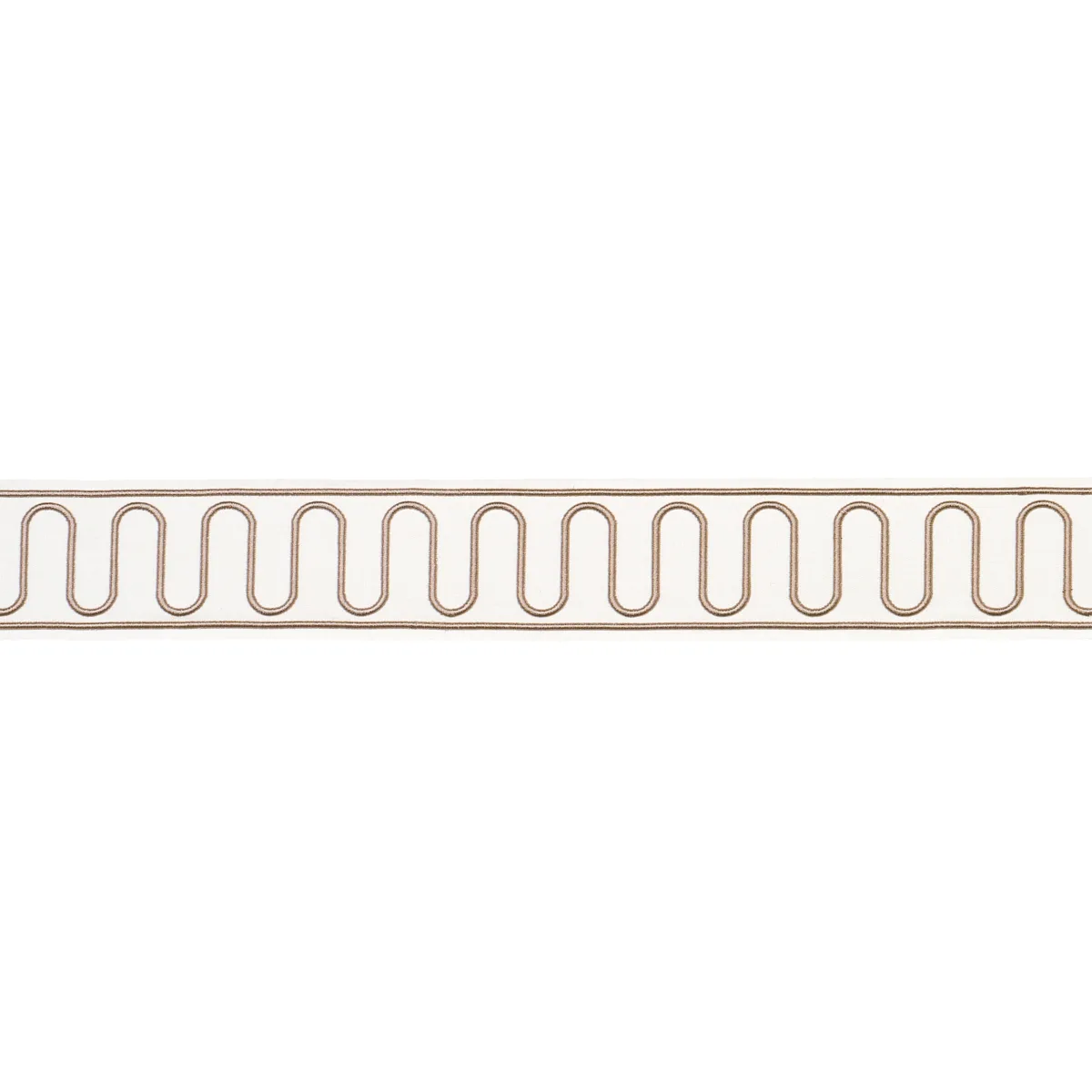 Schumacher Royere Scroll trim in Ivory (84623)