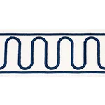 84620 | Royere Scroll - Marine Schumacher Royere Scroll trim in Marine (84620)
