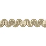 65360 | Sabine Braid - Blanc / Linen Schumacher Sabine Braid trim in Blanc / Linen (65360)