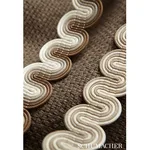 65360 | Sabine Braid - Blanc / Linen Schumacher Sabine Braid trim in Blanc / Linen (65360)