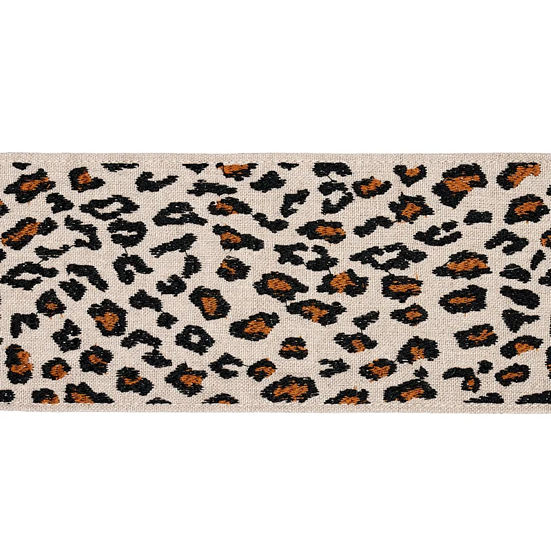 Schumacher Safari Trim in Black & Caramel (80570)