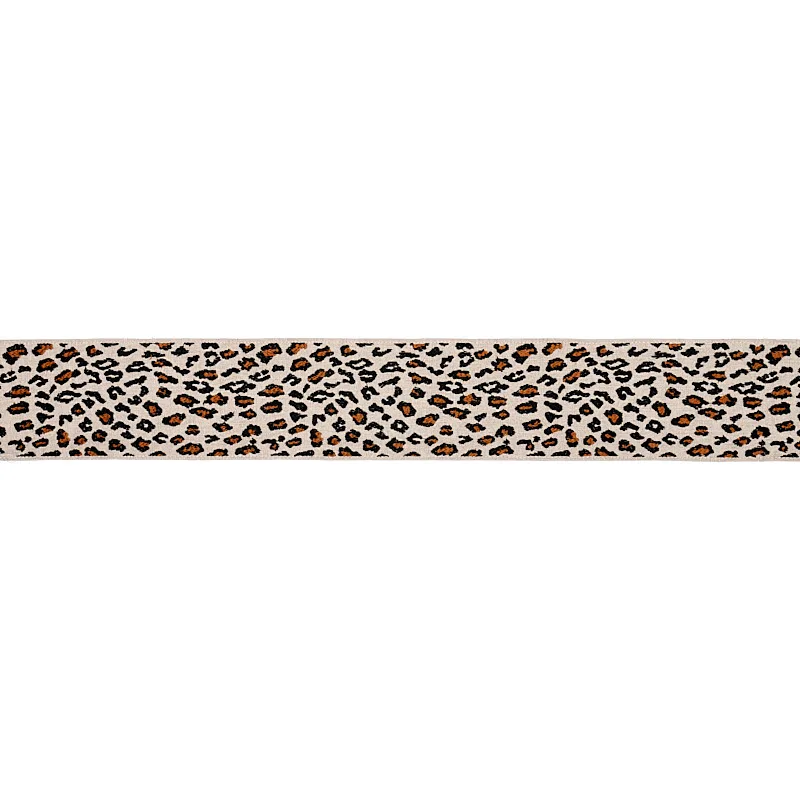 Schumacher Safari Trim in Black & Caramel (80570)