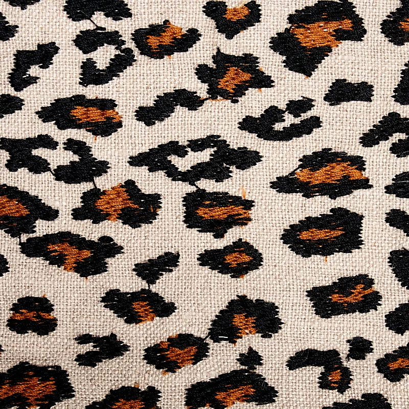Schumacher Safari Trim in Black & Caramel (80570)