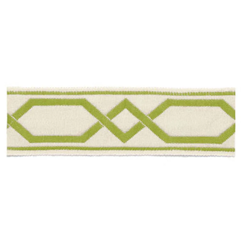Schumacher Saint Tropez Braid trim in Kiwi (63091)