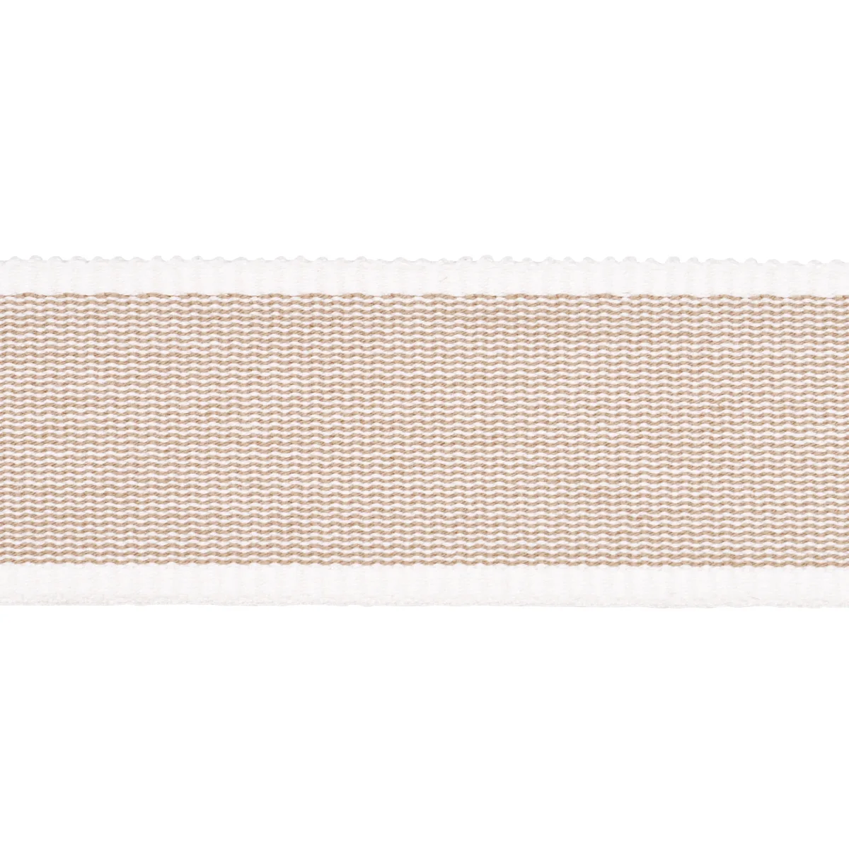 Schumacher Sandpiper Tape Medium trim in Natural (84081)