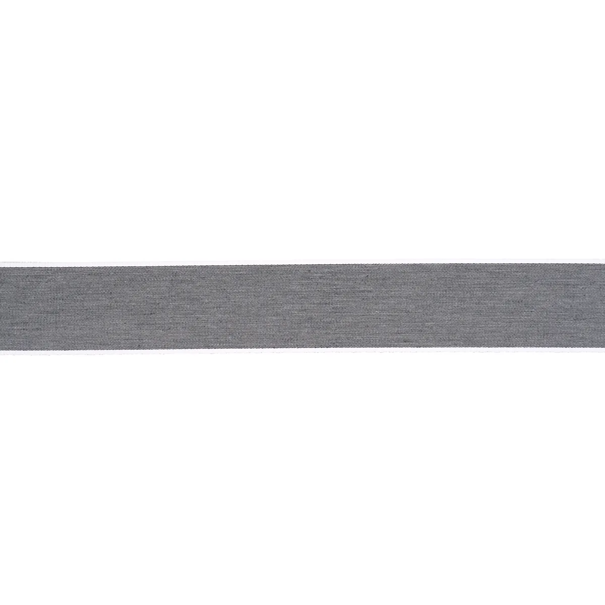 Schumacher Sandpiper Tape Wide trim in Carbon (79386)